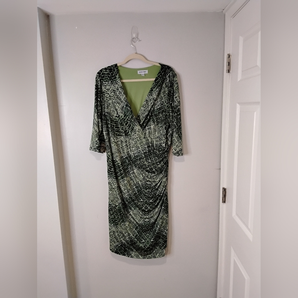 Green Patterned Dress